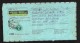 Ghana Air Mail Postal Used Aerogramme With Stamps Ghana To Pakistan  Drums Flower Western Union - Ghana (1957-...)