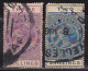 2 Diff., Postal Fiscal Used, New Zealand ,  As Scan - Postal Fiscal Stamps