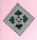 Patch D´épaule 4ème Division D´infanterie Américaine. - Patches