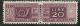 ITALY REPUBLIC ITALIA REPUBBLICA 1946 - 1951 PACCHI POSTALI PARCEL POST LIRE 20 LILLA VIOLACEO RUOTA WHEEL MNH CENTRATO - Postpaketten