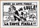 A5533 Tirage N°28/50ex! Politique Satirique MITTERRAND FABIUS Lutte Chute Finale  04.1992 - LARDIE Beaucaire - Satirische