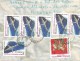 Madagascar 1984 Antsirabe Space Sputnik Flower AR Advice Of Receipt Registered Cover - Afrique