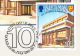 2 FDC's POSTCARDS : Isle Of Man - 10th Anniversary Post Office Authority  - 5th July 1983 - 2 Stamps - 1981-1990 Decimale Uitgaven