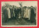 157675 / FUNERAL  COMMUNIST Widow Veuvage Witwer  PEOPLE IN Grave - REAL PHOTO Bulgaria Bulgarie Bulgarien Bulgarije - Funeral