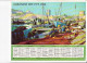 Almanach Des PTT 1969, MARSEILLE, Le Vieux Port, Pêcheurs Et Leurs Filets / GAP (05), Vue De La Ville  OBERTHUR - Grand Format : 1961-70