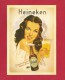 Postcard   (PC56) , " Heineken  " - REPRO - 2 Scan - - Publicité