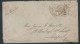 India 1877, Scott #33 On Cover, Sent From Bombay To Liverpool, England, Via Brindisi, Italy, Nice Cancels - 1858-79 Crown Colony