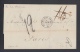 PREFI-196. CUBA SPAIN ESPAÑA. MARITIME MAIL. STAMPLESS.  HAVANA TO PARIS. FRANCIA. FRANCE. VIA US. 1858. - Vorphilatelie