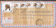 Egypte Egypt Registered Recommandé Label CAIRO 1993? Cover Lettre Etats Unis USA Pharao Tut-Anc-Amon Death Mask (2 Scans - Used Stamps