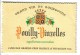 LOT 3 ETIQUETTES BOUTEILLE VIN - Beaujolais Village, Blanc De Blanc,  Bourgogne Blanc "Pouilly Vinzelles - Collections & Sets