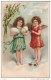 C1900 HAPPY EASTER- GERMAN POSTCARD - Easter