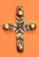 Pendentif - Croix En Bronze 6,3cm - Signée M. Bullet - Hangers