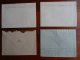 FRANCE / SWITZERLAND 6 DOCUMENTS WITH TAX / DUE STAMPS - 1859-1959 Lettres & Documents