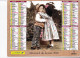 Almanach Des PTT 2002, Jeune Fille Au Broc / Couple D'enfants S'embrassant, OBERTHUR - Tamaño Grande : 2001-...