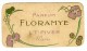 FLORAMYE L T PIVER  PARIS  -  AU DOS CALENDRIER 1914 - Vintage (until 1960)