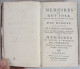 Mémoires De GUY JOLI & Mémoires De Md. Duchesse De NEMOURS / Genève 1777 - 1701-1800