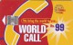 Pakistan, WC06, Rs.99 We Bring The World To You (SI-7), 2 Scans - Pakistan