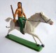 FIGURINE STARLUX  1965 INDIEN 423 - CAVALIER FUSIL A LA MAIN Incomplet - Starlux