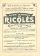 10 Cartes Anno 1900 PUB RICQLES Chromos Superbe Litho - Enfants Chansons Musique GERBAULT - Colecciones