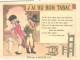 Delcampe - 10 Cartes Anno 1900 PUB RICQLES Chromos Superbe Litho - Enfants Chansons Musique GERBAULT - Collezioni