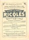 Delcampe - 10 Cartes Anno 1900 PUB RICQLES Chromos Superbe Litho - Enfants Chansons Musique GERBAULT - Collezioni