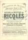 Delcampe - 10 Cartes Anno 1900 PUB RICQLES Chromos Superbe Litho - Ill. PREJELAN - Impr ENGELMAN - ART Nouveau Mode - Collezioni