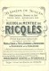 Delcampe - 10 Cartes Anno 1900 PUB RICQLES Chromos Superbe Litho - Ill. PREJELAN - Impr ENGELMAN - ART Nouveau Mode - Collections