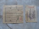 MÁV Hungary   Train Ticket +parcel Ticket   Ca 1950's  PR110.4 - Europe