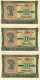 Greece,10 Dr.,1940 P.314 ,3x Consecutive Banknotes,as Scan - Greece