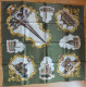 Foulard Vintage Monuments De Paris - Hoofddoeken En Sjaals