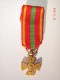 Médaille Croix Du Combattant Volontaire De 1939-1945 En Réduction Diam.12 Mm - - Très Bon ét - Autres & Non Classés