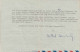 INDIEN Aerogramm Ganzsache Mit Zusatzfrankierung Gel.1966 - Briefe U. Dokumente