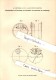 Original Patent - A. Gruner & Co In Leipzig-Reudnitz , 1884 , Priemtabak-Dose , Priem , Tabak , Kautabak !!! - Tabaksdozen (leeg)