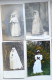Cp Et Image 10x Photo FAMILLE Souvenir Communion Fille Communiante Missel Chapelet Aumoniere 1 Offerte Certaines 1900 - Communion
