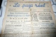 GAZETTE : LE PAYS REEL 1 AVRIL 1937 : DIRECTEUR LEON DEGRELLE : ZIE MEERDERE AFBEELDINGEN TITELS - French