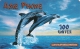 CARTE-PREPAYEE-ASIE PHONE-100U-DAUPHINS-30/09/2001-R° MAT-V°2 Cadres N°Tel--G N° Code-Lasers-T BE- - Delfines