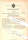 Original Patent - Société Gavioli & Co In Paris , 1892 , Blechblasinstrument , Tuba , Posaune , Trompete , Trumpet !!! - Instruments De Musique