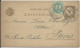 HONGRIE - 1896 - CARTE ENTIER Avec REPIQUAGE PRIVE De BUDAPEST Pour PARIS - Entiers Postaux