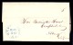 080454 STAMPLESS COVER [DAMAGED] -WEEDSPORT/NOV 30/NY - 1850  TO HON. WASHINGTON HUNT, COMPTROLLER, ALBANY, NY - …-1845 Prephilately