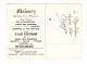 CPA  58  Varennes - Vauzelles : Carte Pub MALAURY  Vedette De La Chanson ( Orchestre )  + # Autographes Recto / Verso - Musique Et Musiciens