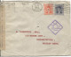 Lettre Egyptienne Le Caire 1944 V.Elisabethville Congo Belge Diverses Censures C.d'arrivée PR1484 - Lettres & Documents