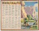 CALENDRIER GF 1950 - Pèche Au Filet - Imprimerie Oberthur - Grand Format : 1941-60