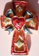 CHRISTIAN LACROIX/ SUPERBE BROCHE EN CROIX - Broches