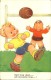 N°8 YY 3 350 ILLUSTRATEUR BEATRICE MALLET ENFANTS JOUANT AU FOOTBALL QUEL BEAU SHOOT CA VOUS EPATE HEIN...SSS - Mallet, B.