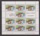 Kiribati 1980 London Stamp Exhibition Set 4 In MNH Sheetlets Of 10 With Labels & Gutter Pairs - Ship Plane Communication - Kiribati (1979-...)