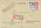 1950 Schweiz. Konsularvertetung Hannover R-Brief - Briefe U. Dokumente