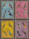 Burundi Used Scott #337-#342, #C132-#C137 Complete Set Of 12 Blocks Of 4 Each Birds - Moineaux