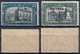 COLONIA ERITREA 1927 MILIZIA Iª - 2 FRANCOBOLLI DA L. 1,25 L. E L. 5 SOPRASTAMPATI CON "I" ROTTA SASSONE 118a  119a * MH - Eritrea