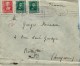 ESPAGNE LETTRE AVEC CENSURE SAN SÉBASTIEN POUR LA FRANCE  . A Voir Pour étude (lot 1022) - Marcas De Censura Republicana