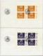 SWEDEN 1974 STOCKHOLMIA ´74 Blocks On 4 FDCs.  Michel Blocks 2-5 - FDC